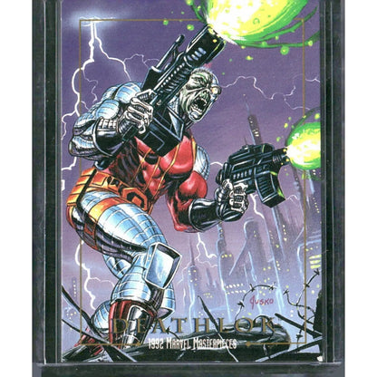 1992 SkyBox Marvel Masterpieces #28 Deathlok - MOD Shop LLC