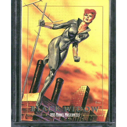 1992 SkyBox Marvel Masterpieces #3 Black Widow - MOD Shop LLC