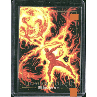 1992 SkyBox Marvel Masterpieces #31 Human Torch - MOD Shop LLC