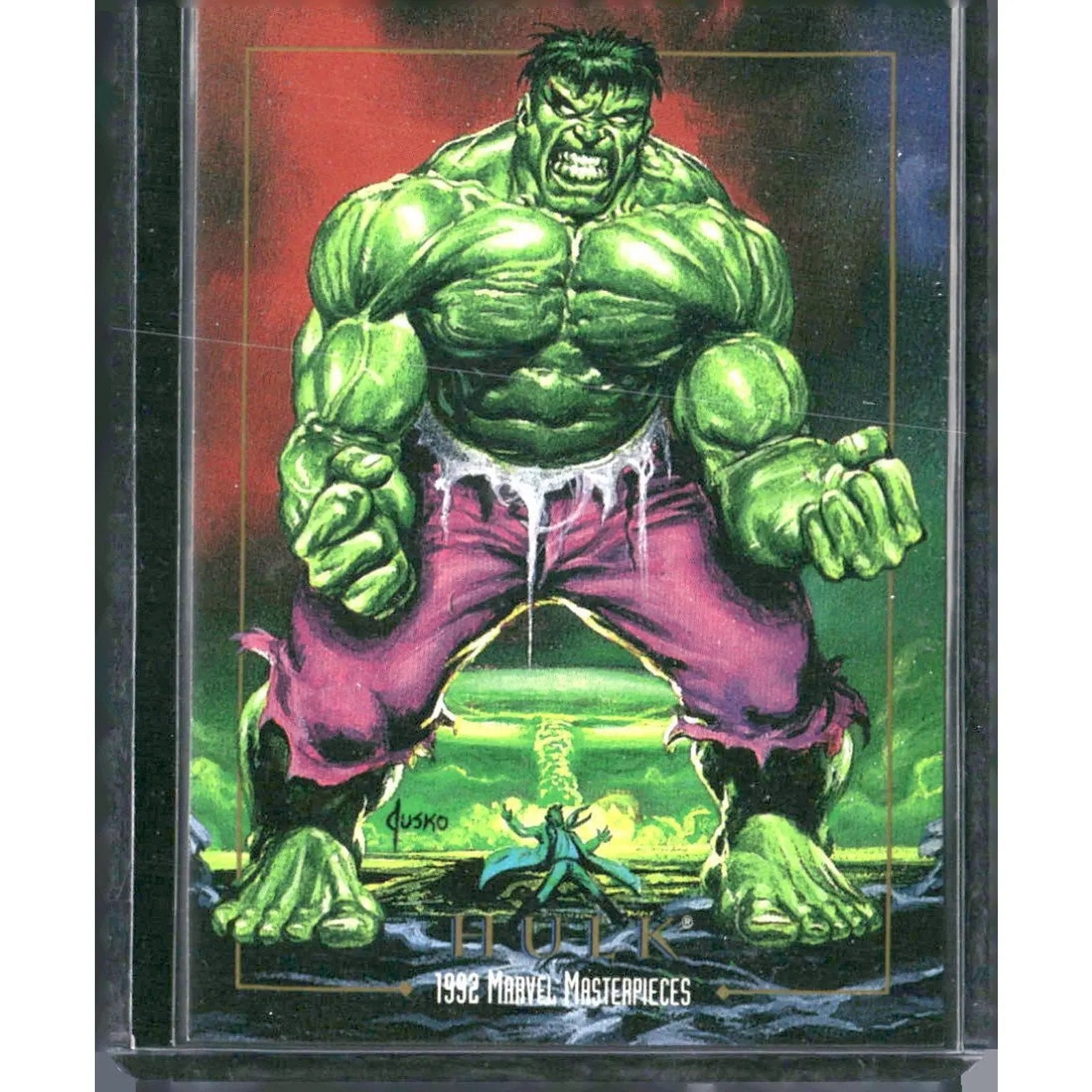1992 SkyBox Marvel Masterpieces #32 Hulk - MOD Shop LLC