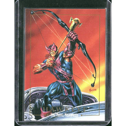 1992 SkyBox Marvel Masterpieces #34 Hawkeye - MOD Shop LLC