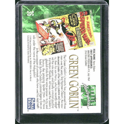 1992 SkyBox Marvel Masterpieces #36 Green Goblin - MOD Shop LLC