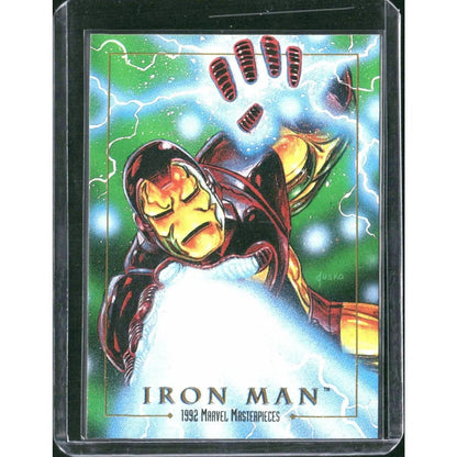 1992 SkyBox Marvel Masterpieces #38 Iron Man - MOD Shop LLC
