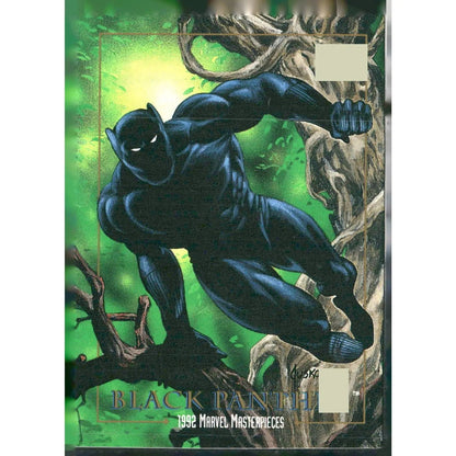 1992 SkyBox Marvel Masterpieces #4 Black Panther - MOD Shop LLC