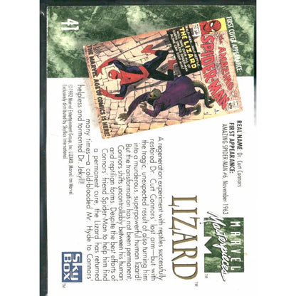 1992 SkyBox Marvel Masterpieces #41 Lizard - MOD Shop LLC