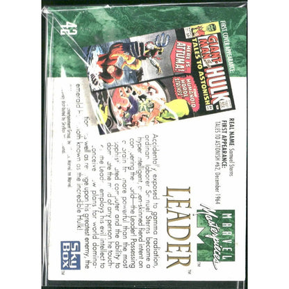 1992 SkyBox Marvel Masterpieces #42 Leader - MOD Shop LLC