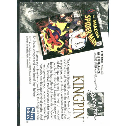 1992 SkyBox Marvel Masterpieces #43 Kingpin - MOD Shop LLC