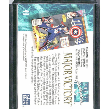 1992 SkyBox Marvel Masterpieces #48 Major Victory - MOD Shop LLC