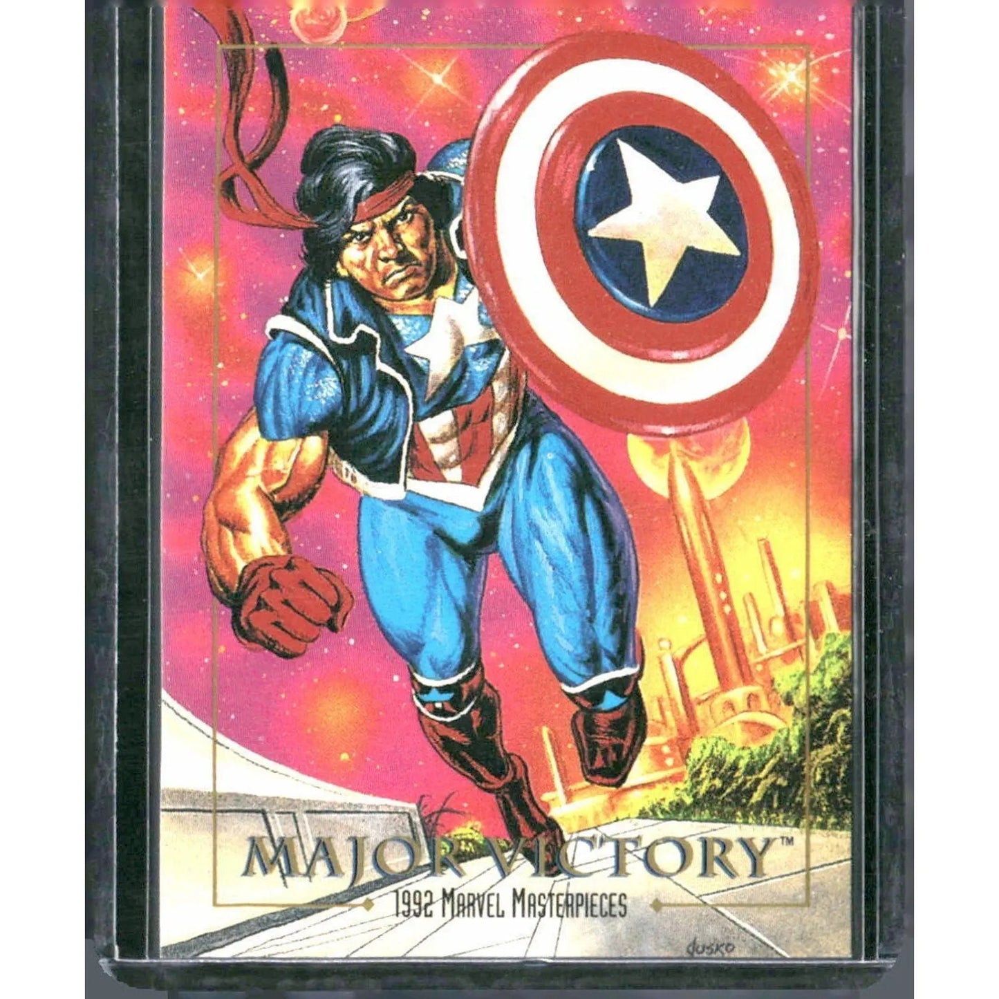 1992 SkyBox Marvel Masterpieces #48 Major Victory - MOD Shop LLC
