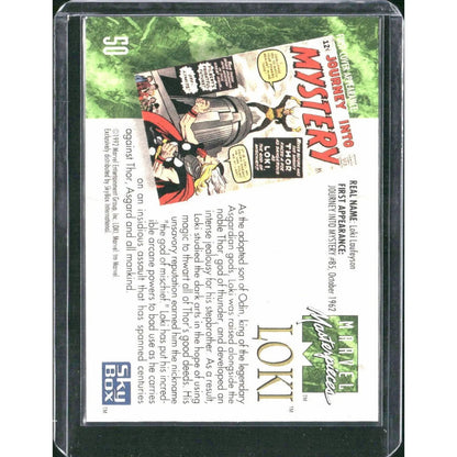 1992 SkyBox Marvel Masterpieces #50 Loki - MOD Shop LLC