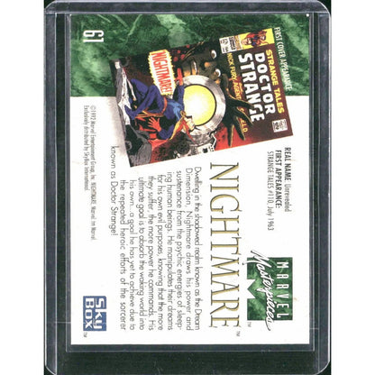 1992 SkyBox Marvel Masterpieces #61 Nightmare - MOD Shop LLC