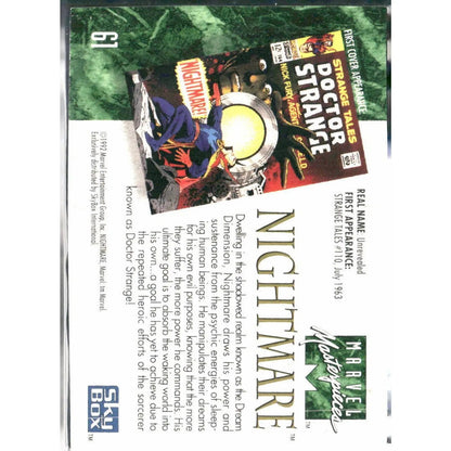1992 SkyBox Marvel Masterpieces #61 Nightmare - MOD Shop LLC