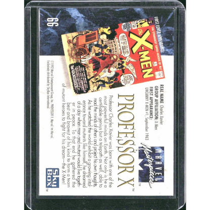 1992 SkyBox Marvel Masterpieces #66 Professor X - MOD Shop LLC
