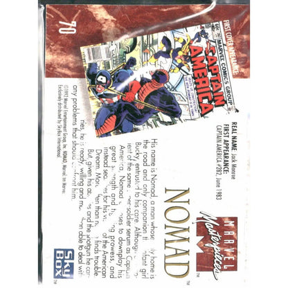 1992 SkyBox Marvel Masterpieces #70 Nomad - MOD Shop LLC