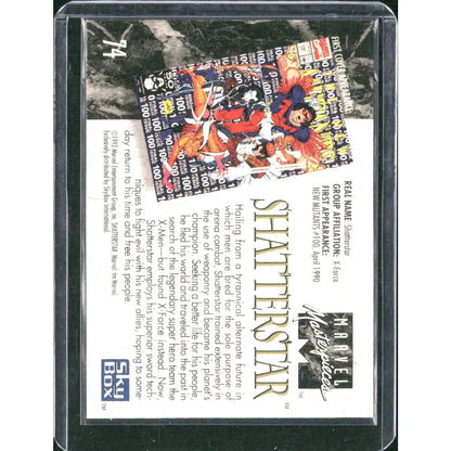 1992 SkyBox Marvel Masterpieces #74 Shatterstar - MOD Shop LLC