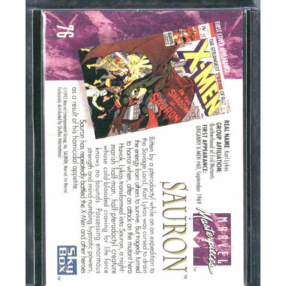 1992 SkyBox Marvel Masterpieces #76 Sauron - MOD Shop LLC