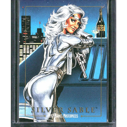 1992 SkyBox Marvel Masterpieces #81 Silver Sable - MOD Shop LLC