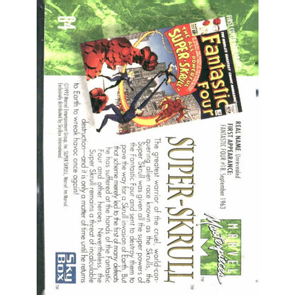 1992 SkyBox Marvel Masterpieces #84 Super Skrull - MOD Shop LLC