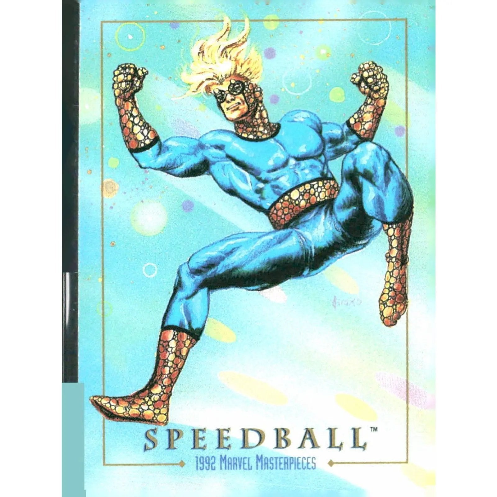 1992 SkyBox Marvel Masterpieces #88 Speedball - MOD Shop LLC