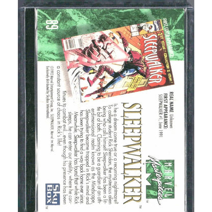 1992 SkyBox Marvel Masterpieces #89 Sleepwalker - MOD Shop LLC