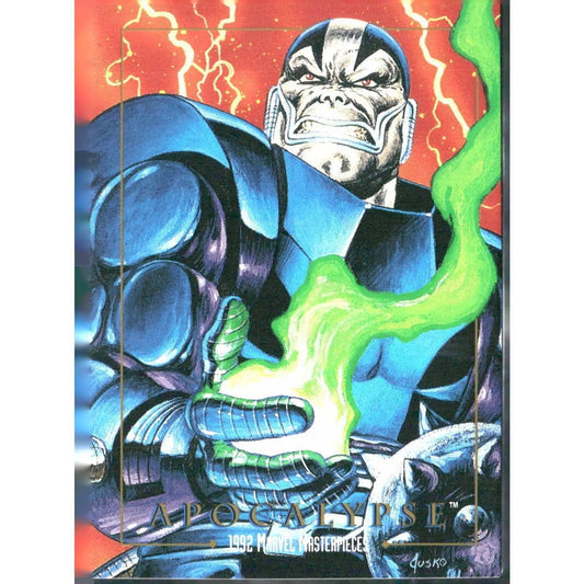 1992 SkyBox Marvel Masterpieces #9 Apocalypse - MOD Shop LLC