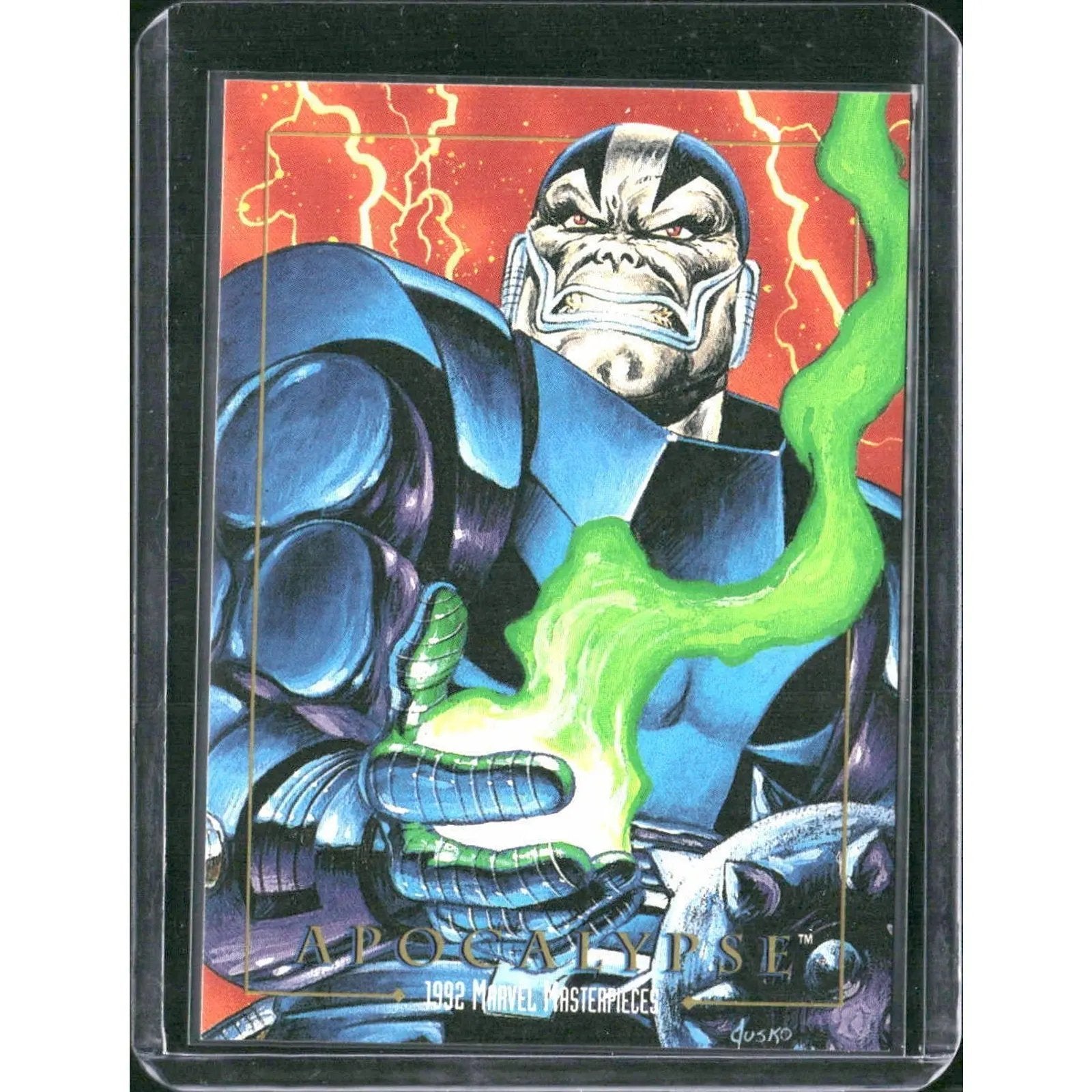 1992 SkyBox Marvel Masterpieces #9 Apocalypse - MOD Shop LLC