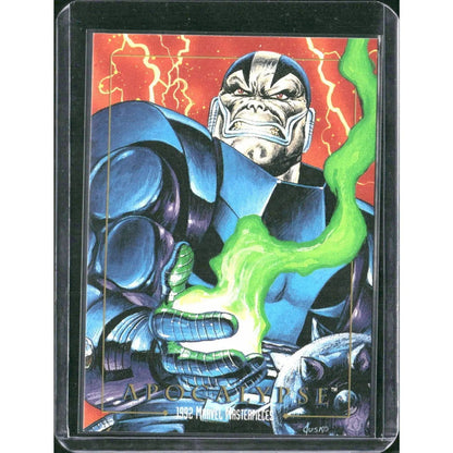 1992 SkyBox Marvel Masterpieces #9 Apocalypse - MOD Shop LLC