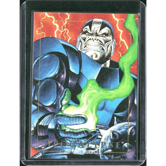 1992 SkyBox Marvel Masterpieces #9 Apocalypse - MOD Shop LLC