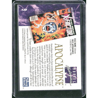 1992 SkyBox Marvel Masterpieces #9 Apocalypse - MOD Shop LLC