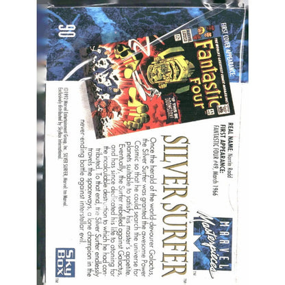 1992 SkyBox Marvel Masterpieces #90 Silver Surfer - MOD Shop LLC