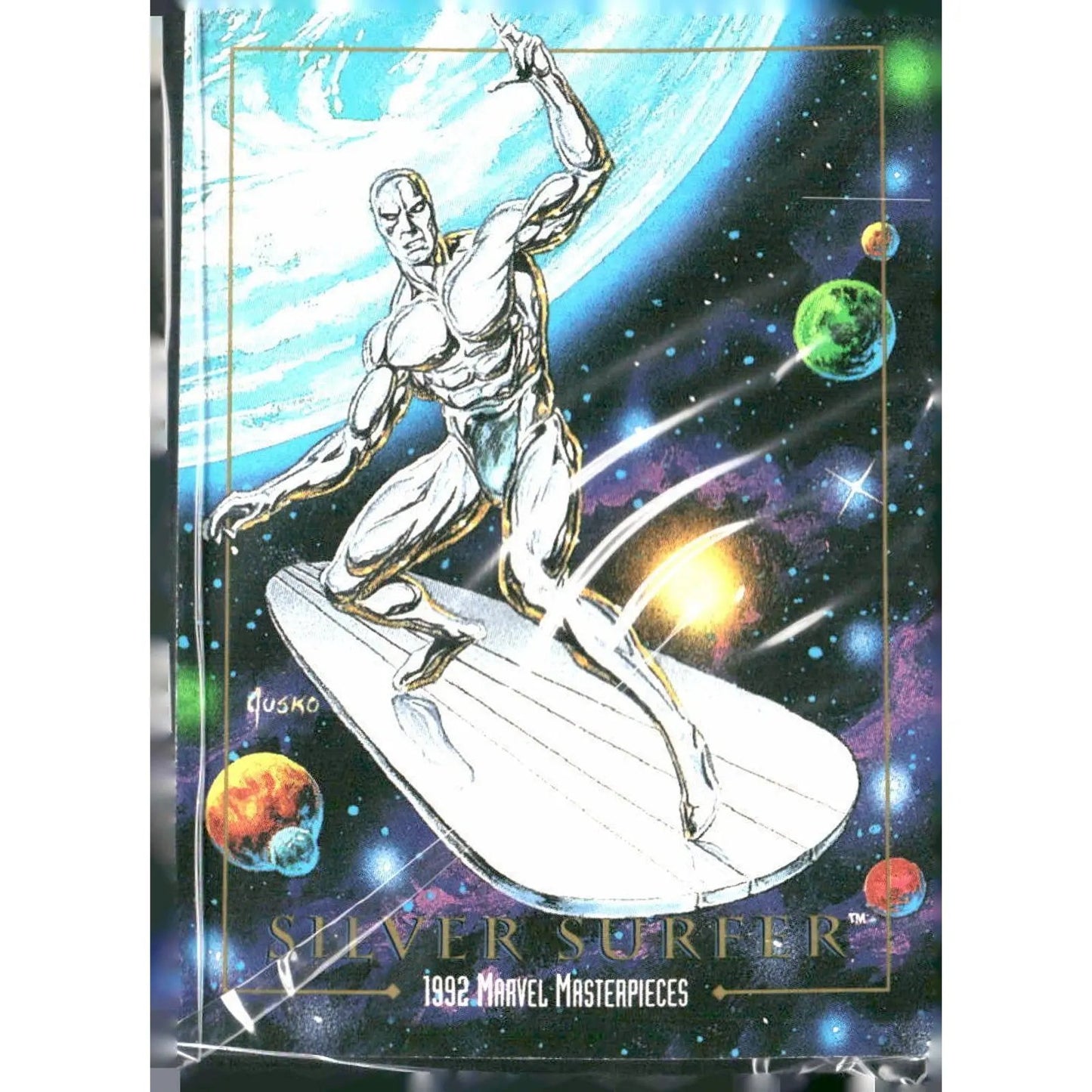 1992 SkyBox Marvel Masterpieces #90 Silver Surfer - MOD Shop LLC