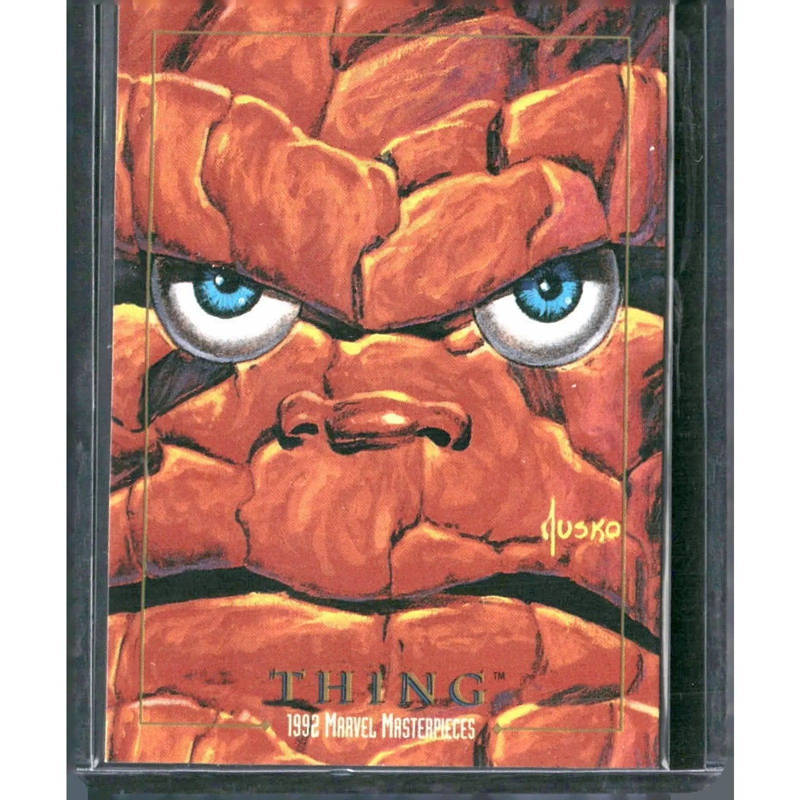 1992 SkyBox Marvel Masterpieces #91 Thing - MOD Shop LLC