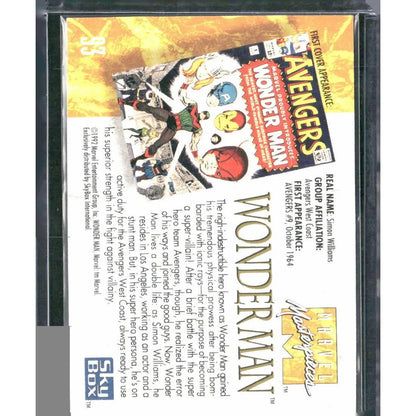 1992 SkyBox Marvel Masterpieces #93 Wonder Man - MOD Shop LLC
