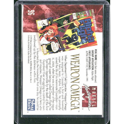 1992 SkyBox Marvel Masterpieces #96 Weapon Omega - MOD Shop LLC