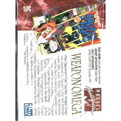 1992 SkyBox Marvel Masterpieces #96 Weapon Omega - MOD Shop LLC