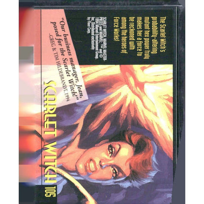 1994 Fleer Marvel Masterpieces Hildebrandt Brothers #105 Scarlet Witch - MOD Shop LLC