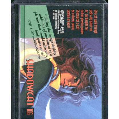 1994 Fleer Marvel Masterpieces Hildebrandt Brothers #106 Shadowcat - MOD Shop LLC