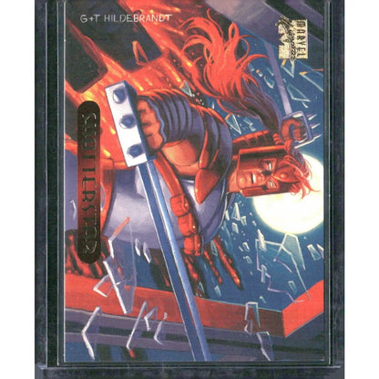 1994 Fleer Marvel Masterpieces Hildebrandt Brothers #107 Shatterstar - MOD Shop LLC