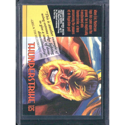 1994 Fleer Marvel Masterpieces Hildebrandt Brothers #125 Thunderstrike - MOD Shop LLC