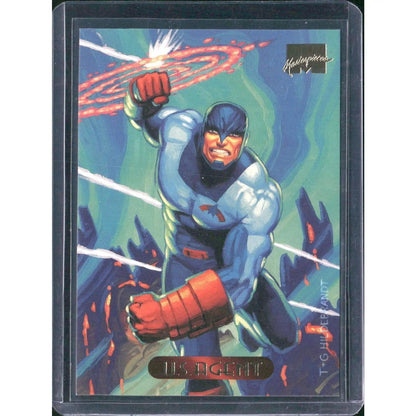 1994 Fleer Marvel Masterpieces Hildebrandt Brothers #129 U.S. Agent - MOD Shop LLC