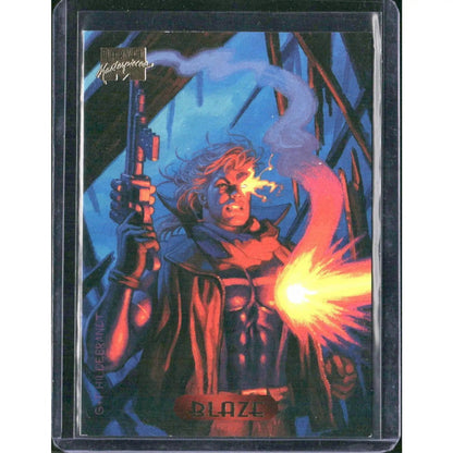 1994 Fleer Marvel Masterpieces Hildebrandt Brothers #13 Blaze - MOD Shop LLC