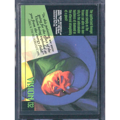 1994 Fleer Marvel Masterpieces Hildebrandt Brothers #132 Vision - MOD Shop LLC