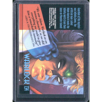 1994 Fleer Marvel Masterpieces Hildebrandt Brothers #134 Warlock - MOD Shop LLC