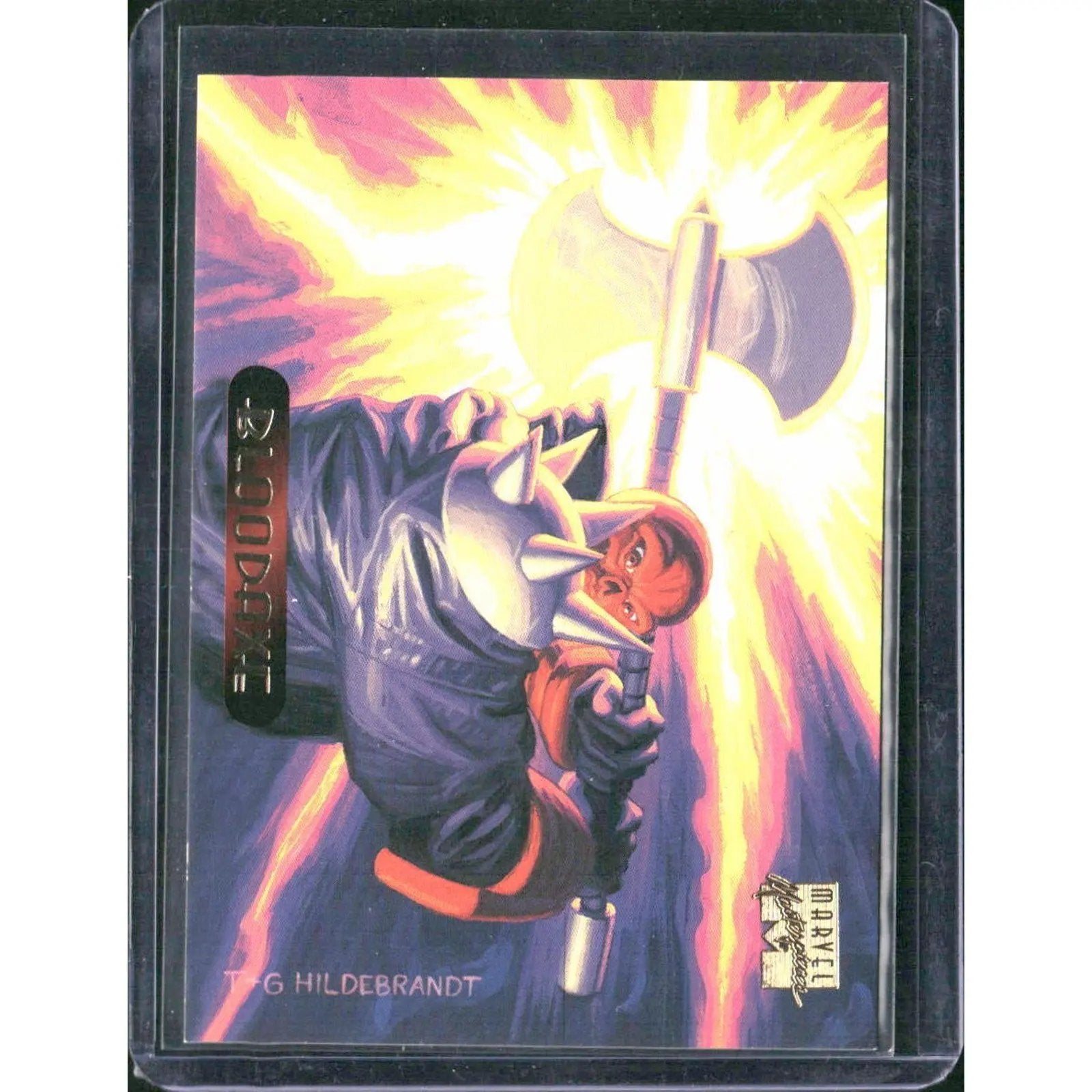 1994 Fleer Marvel Masterpieces Hildebrandt Brothers #15 Bloodaxe - MOD Shop LLC