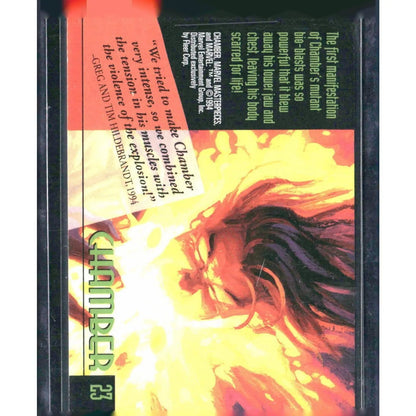 1994 Fleer Marvel Masterpieces Hildebrandt Brothers #23 Chamber - MOD Shop LLC