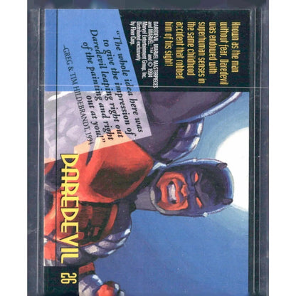 1994 Fleer Marvel Masterpieces Hildebrandt Brothers #26 Daredevil - MOD Shop LLC