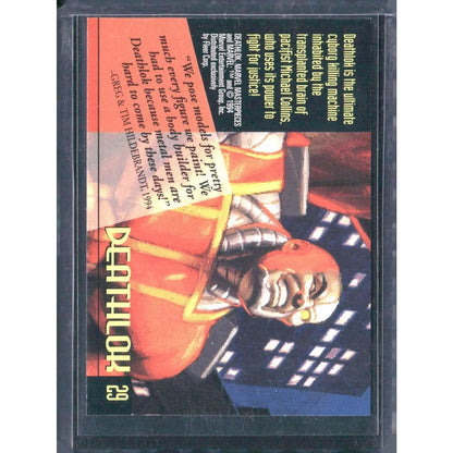 1994 Fleer Marvel Masterpieces Hildebrandt Brothers #29 Deathlok - MOD Shop LLC