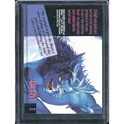 1994 Fleer Marvel Masterpieces Hildebrandt Brothers #3 Beast - MOD Shop LLC