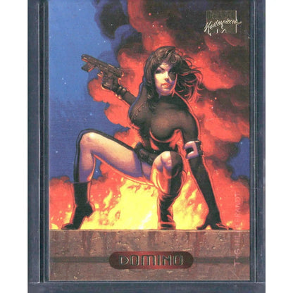 1994 Fleer Marvel Masterpieces Hildebrandt Brothers #32 Domino - MOD Shop LLC