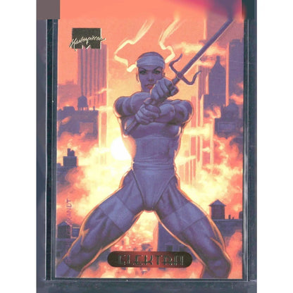 1994 Fleer Marvel Masterpieces Hildebrandt Brothers #34 Elektra - MOD Shop LLC